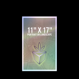 11" X 17" Poster, Printed Holographic