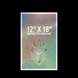 12" X 18" Poster, Printed Holographic