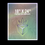 18" X 24" Poster, Printed Holographic
