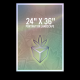 24" X 36" Poster, Printed Holographic