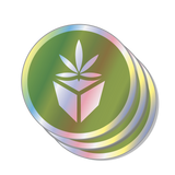Holographic Circle Stickers