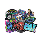 Raised UV and / or Raised Foil Die Cut Stickers