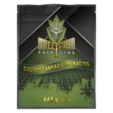 448g Raised UV and Raised Foil Sticker Bags, Pound size pouch
