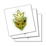 Raised UV and / or Raised Foil Kiss Cut Stickers