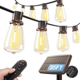 LED Tent String Lights, Solar Powered