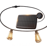 LED Tent String Lights, Solar Powered