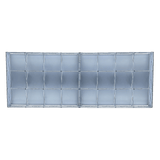 Structure of the LED back-lid wall display for tradeshows.