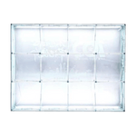 Structure of the LED back-lid wall display for tradeshows.
