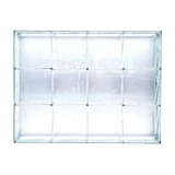 Structure of the LED back-lid wall display for tradeshows.