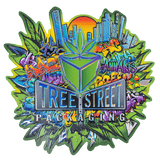 Graffiti Love-Scape Sticker (Raised)