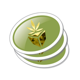 Raised UV and / or Raised Foil Oval Stickers