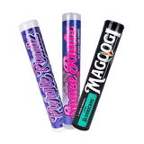 116mm Pop Top Tubes, with Labels
