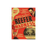 Reefer Madness Sticker - Vintage Propaganda Design