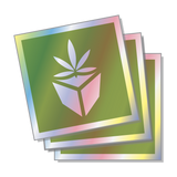 Holographic Square Stickers
