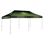 Customizable pop up canopy tent with Tree Street Packaging branding.