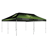 Customizable pop up canopy tent with Tree Street Packaging branding.