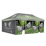 Full Size Tent Wall, 20' X 8', Back, Front or Side Wall